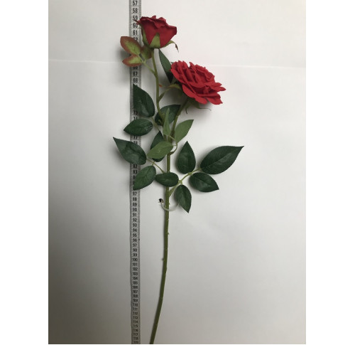 Ветка розы 1+1 60 см